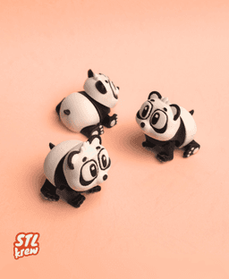 Cute articulated Panda - Pandy 3d model