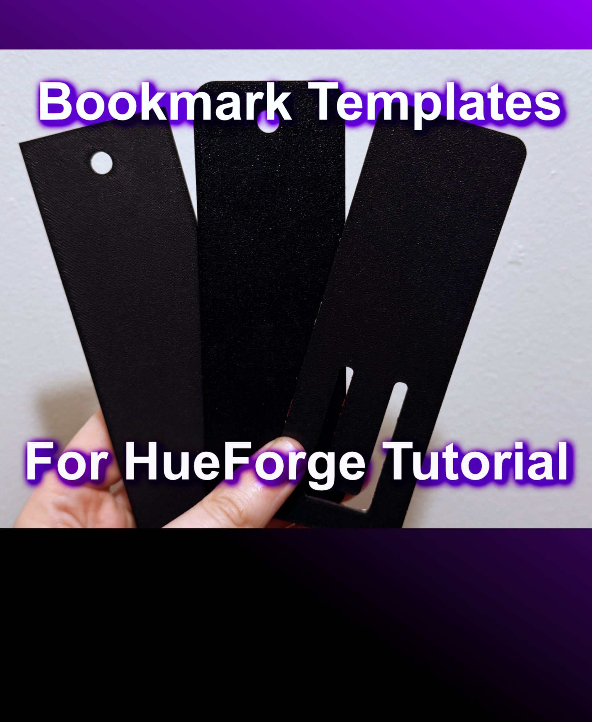 Bookmark Templates 3d model