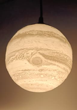 Hybrid Hanging/Desk Jupiter Lamp 3d model