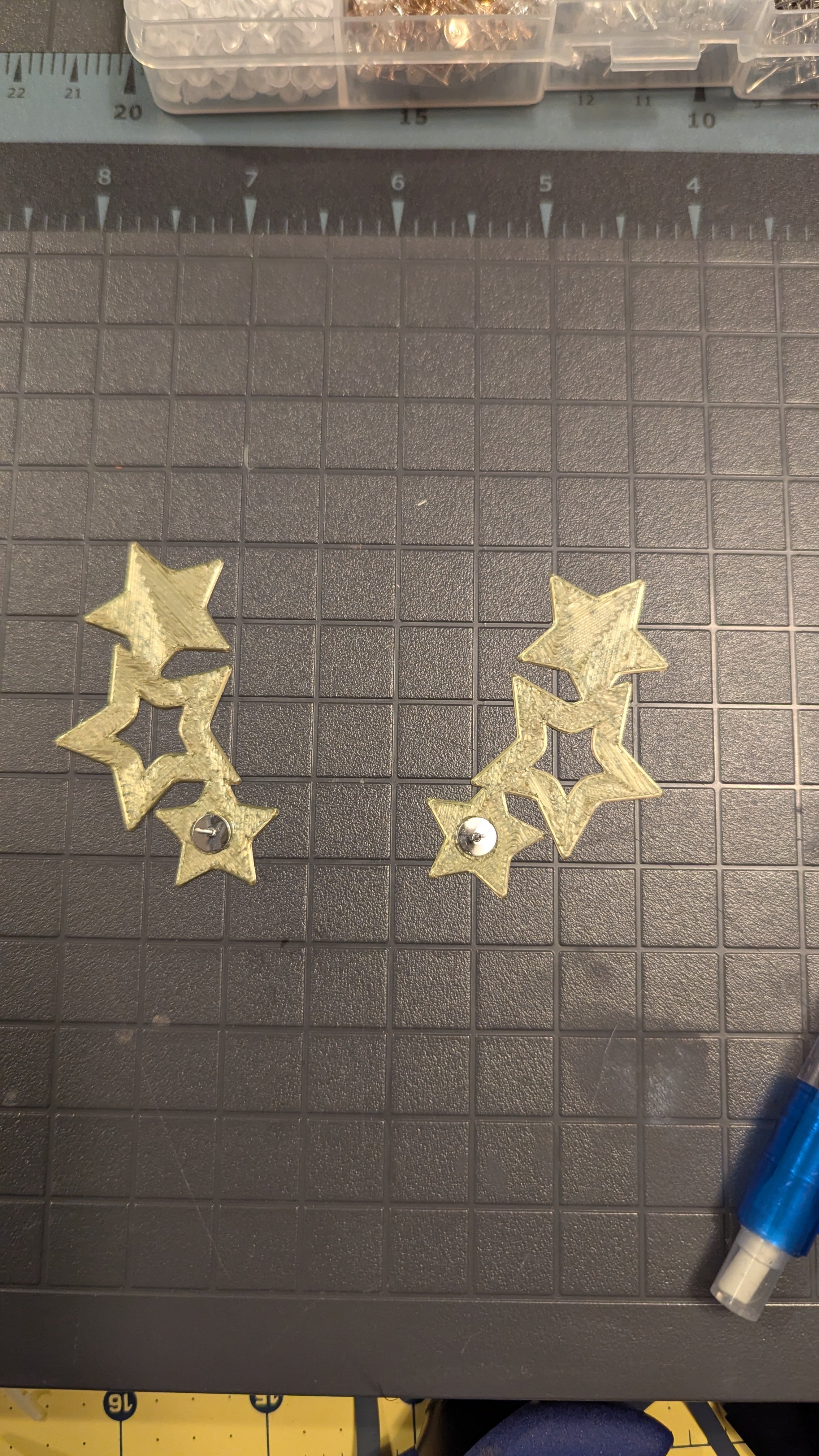 Stars Earring Day 4 3d model