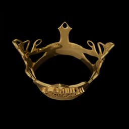 Happy New Year Crown 3d model