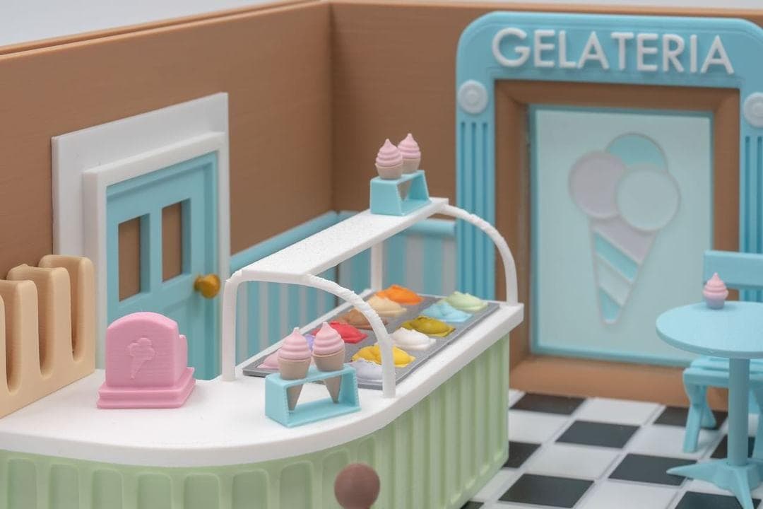 Ice Cream Shop - Gelateria - Room 9 - Mansion 3d model