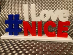 #ILOVENICE Remix 3d model
