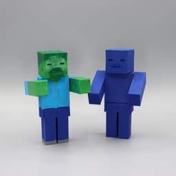Zombie fully articulated 3d model