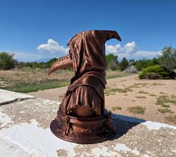 Plague Doctor Bust 3d model