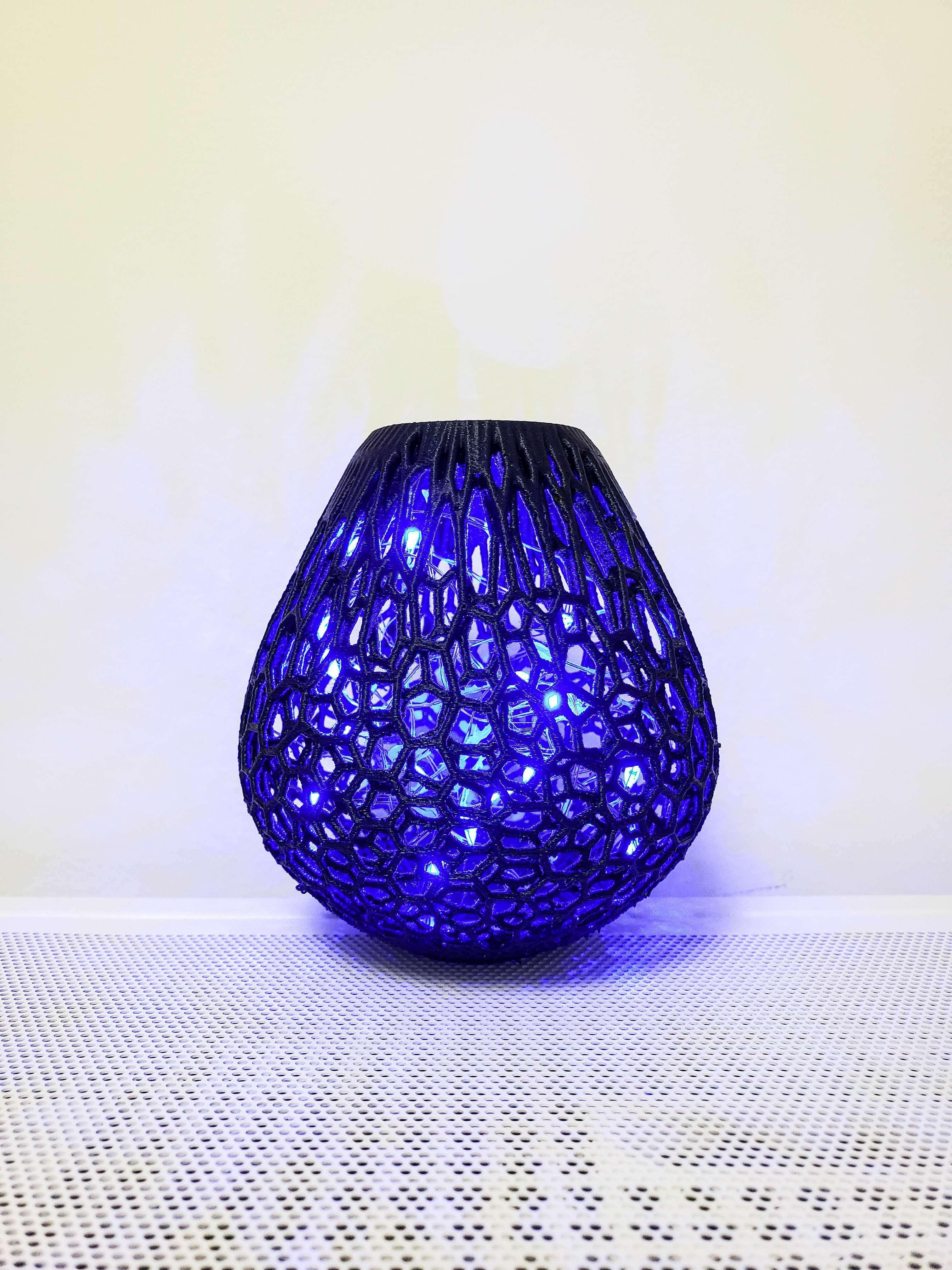 DOUBLE VORONOI LAMP/CANDLE SHADE 3d model