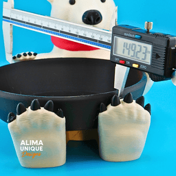 Christmas Polar Bear Bowl Home Decoration 3d model