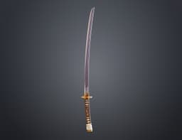 Ghost of Yotei Lone Wolf Katana 3d model