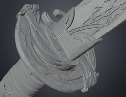 Ghost of Yotei Lone Wolf Katana 3d model
