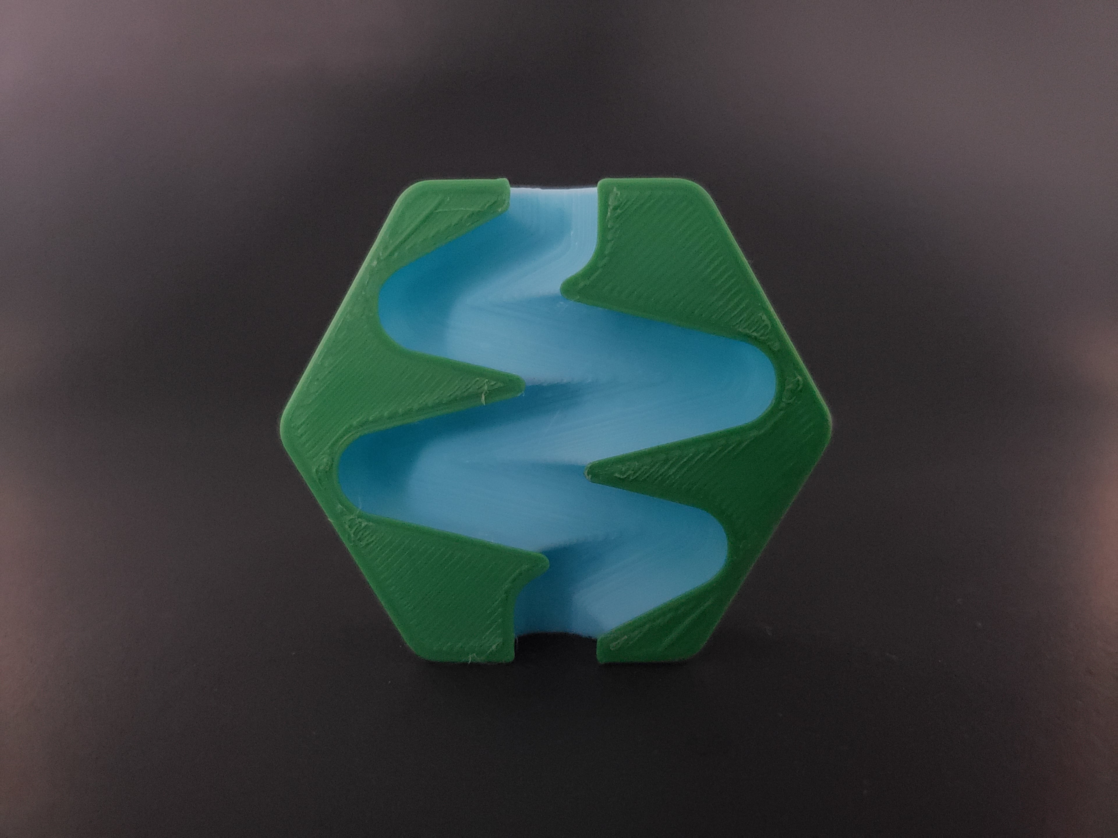 Hextraction Waveform Tile 3d model