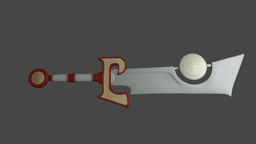 Fantasy Sword Inspired by Ashbringer v2 3d model