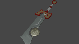 Fantasy Sword Inspired by Ashbringer v2 3d model