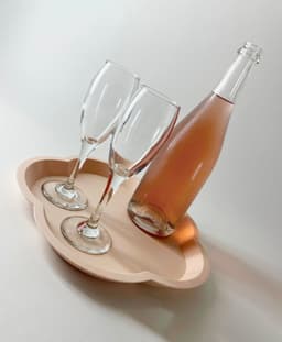 Sakura Stacking Tray - Cocktail Drink Bar Cafe Serving Display Tray 3d model