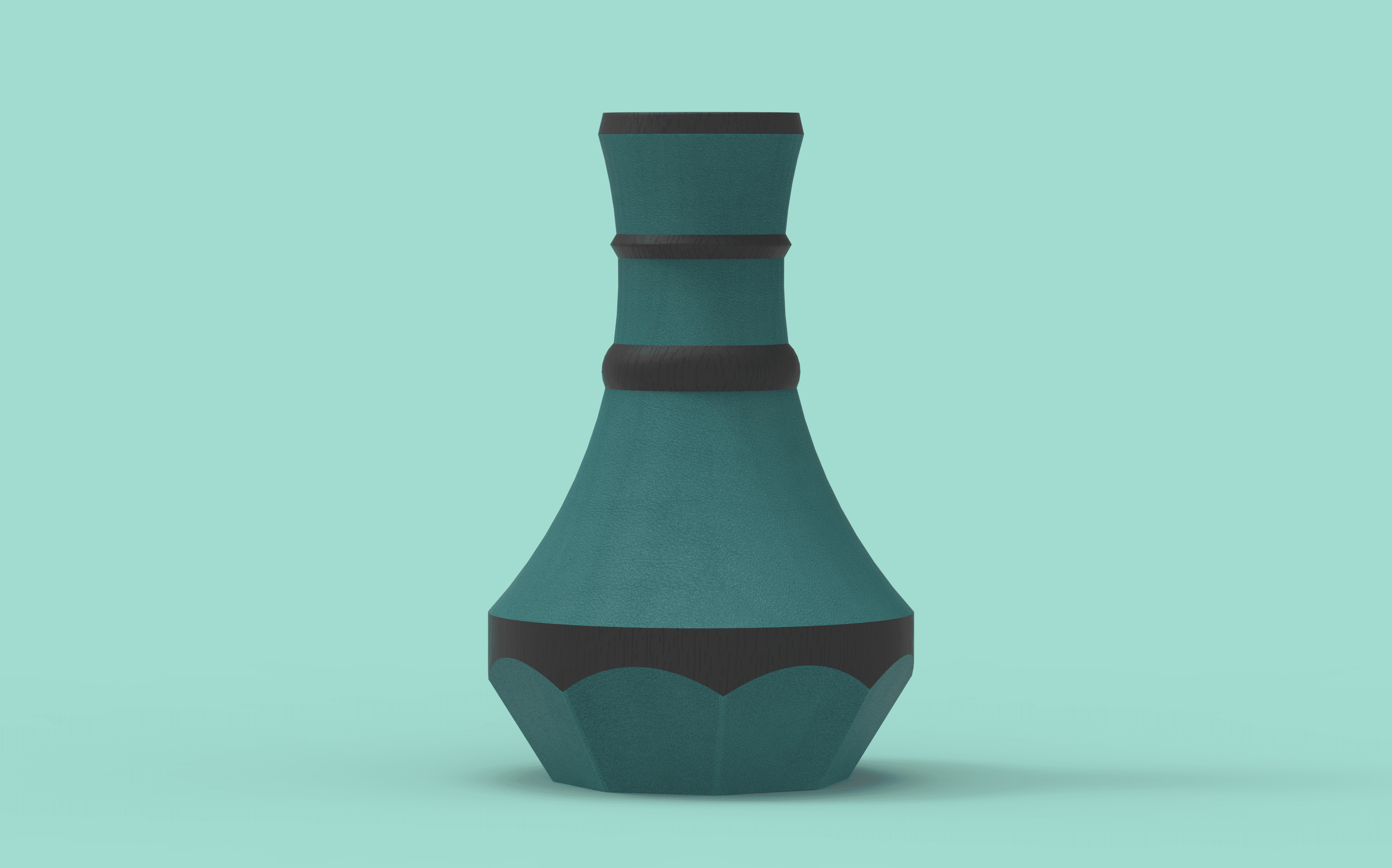 Azure Accent Vase 3d model