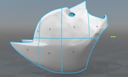 The Dark Knight Rises Batman Cowl 3d model