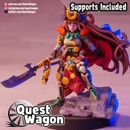 Tribal Space Elf Queen 3d model