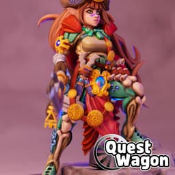 Tribal Space Elf Queen 3d model