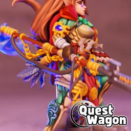Tribal Space Elf Queen 3d model