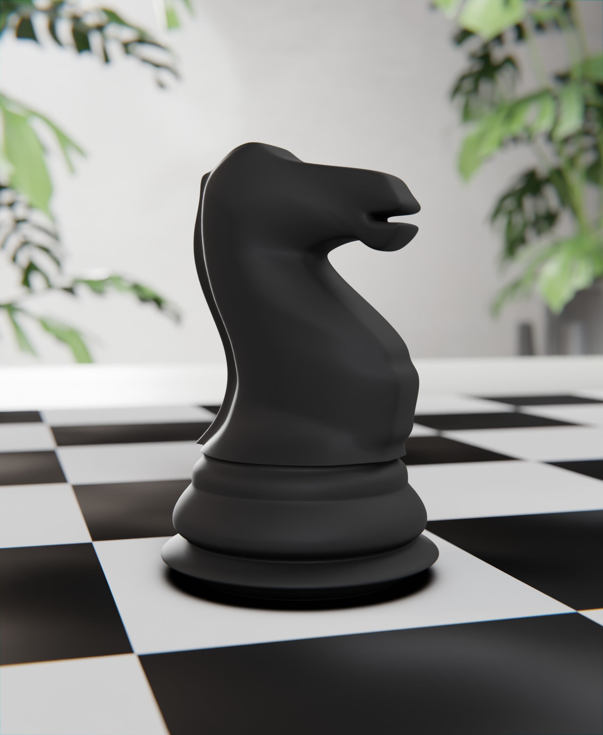 Chess Knight 3d model