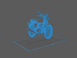 Suzuki - T500 Wall Art 3d model