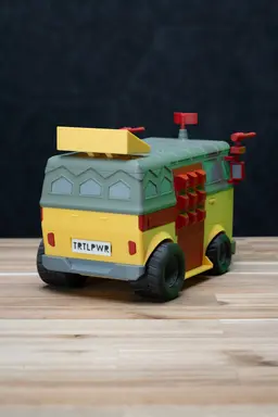 TMNT Party Wagon - Teenage Mutant Ninja Turtles Kit | No Supports, No AMS, No Glue 3d model