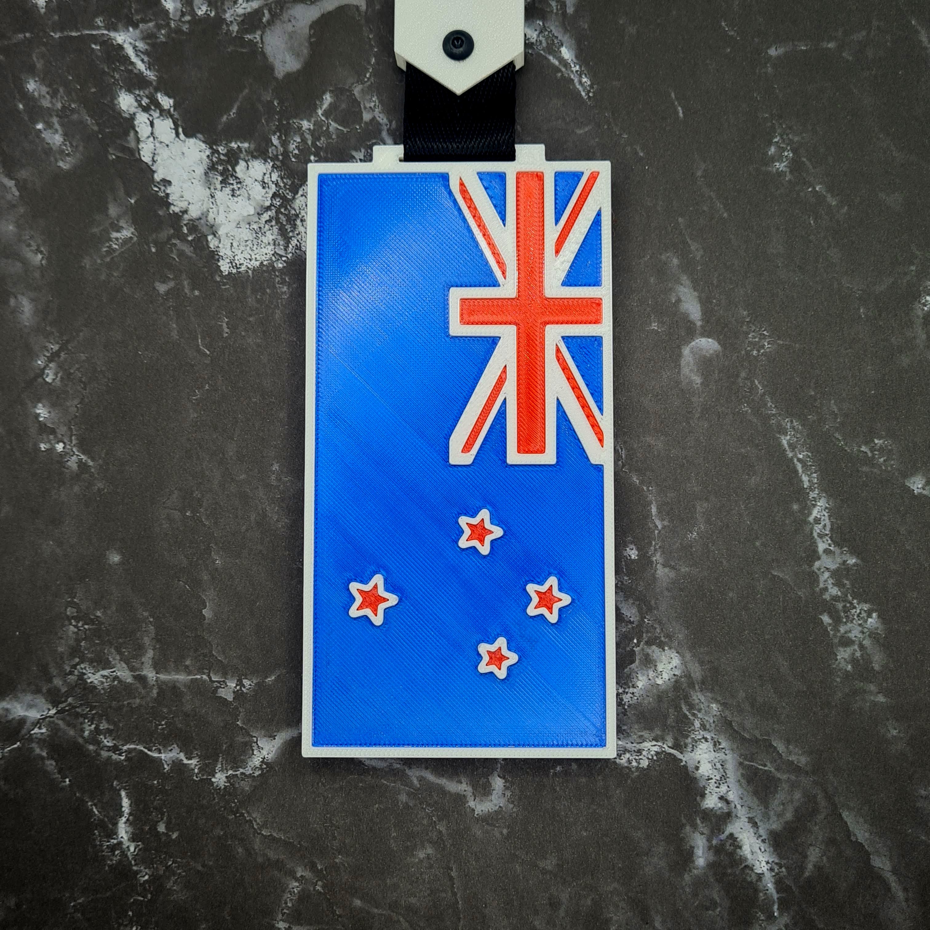 NZ Flag Tsurikawa 3d model