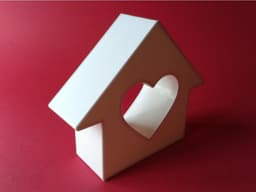"Heart house" nestable box (v1) 3d model