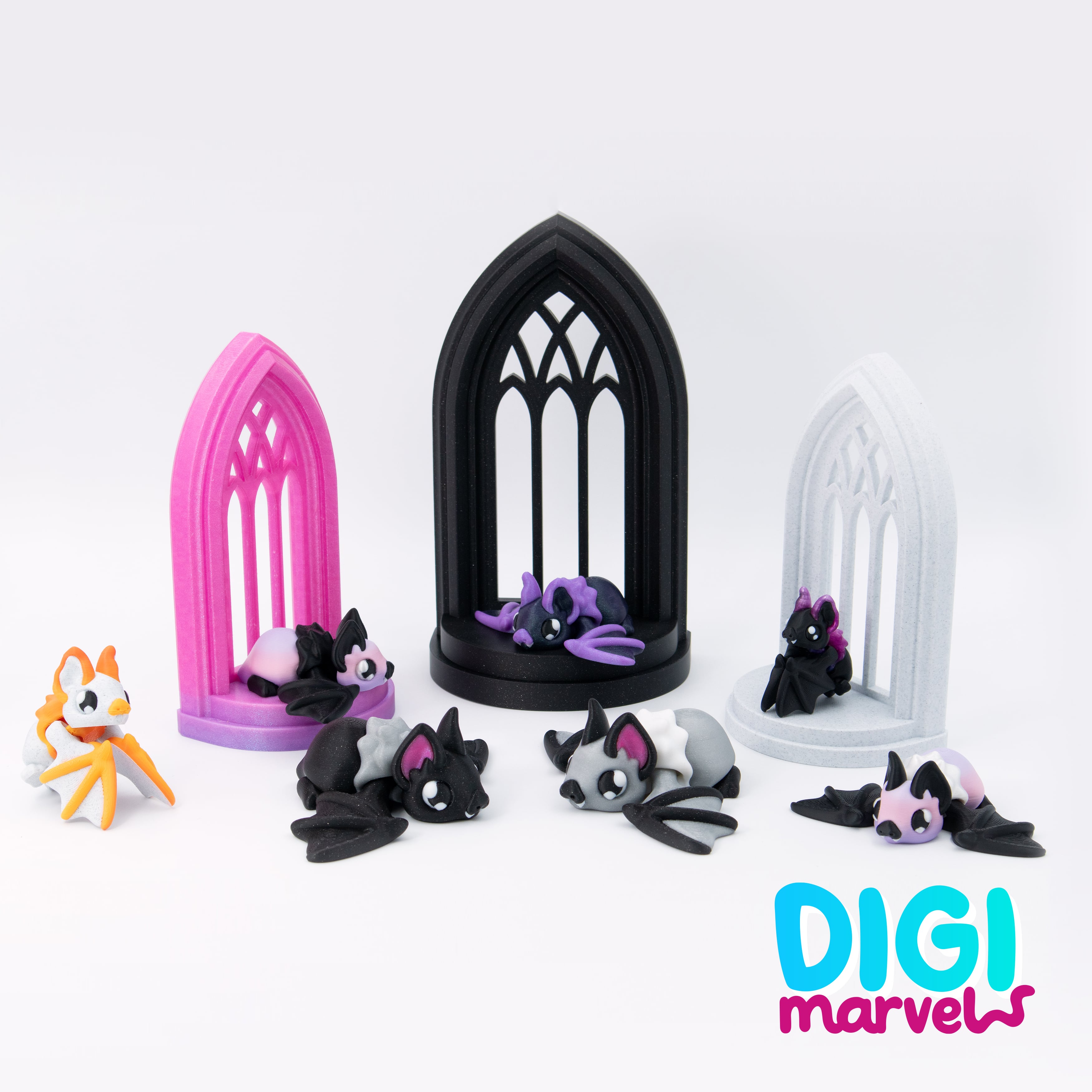 Cathedral Window Display 3d model