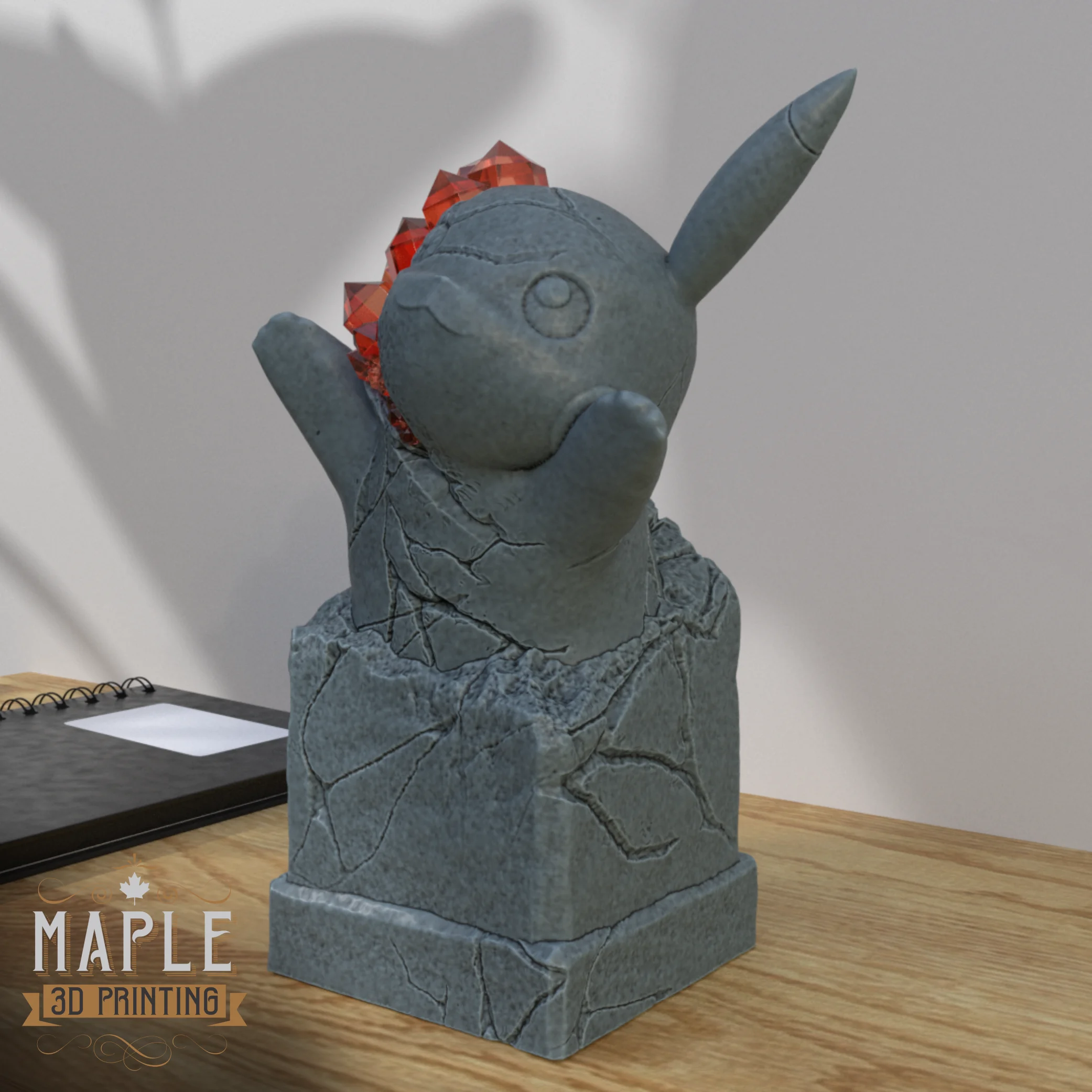 Pikachu Statue - Support Free -Pokemon 3d model