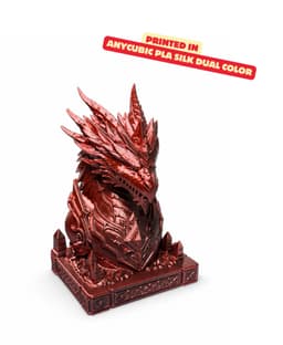 DRAGON BOOK STAND - MAJESTATIC DRAGON / MODERN HOMEDECOR / GOTHIC / DRAGON DECOR / BOOKEND HOLDER 3d model