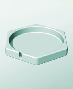 CH162-25-S Modular stacking slotted container for home decor 3d model