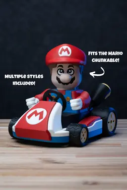 Standard Kart - Multiple Styles - Super Mario Bros Kit | No Supports, No AMS, No Glue 3d model