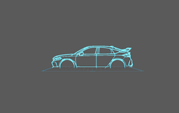 Honda - Civic FL5 Type R Wall Art 3d model