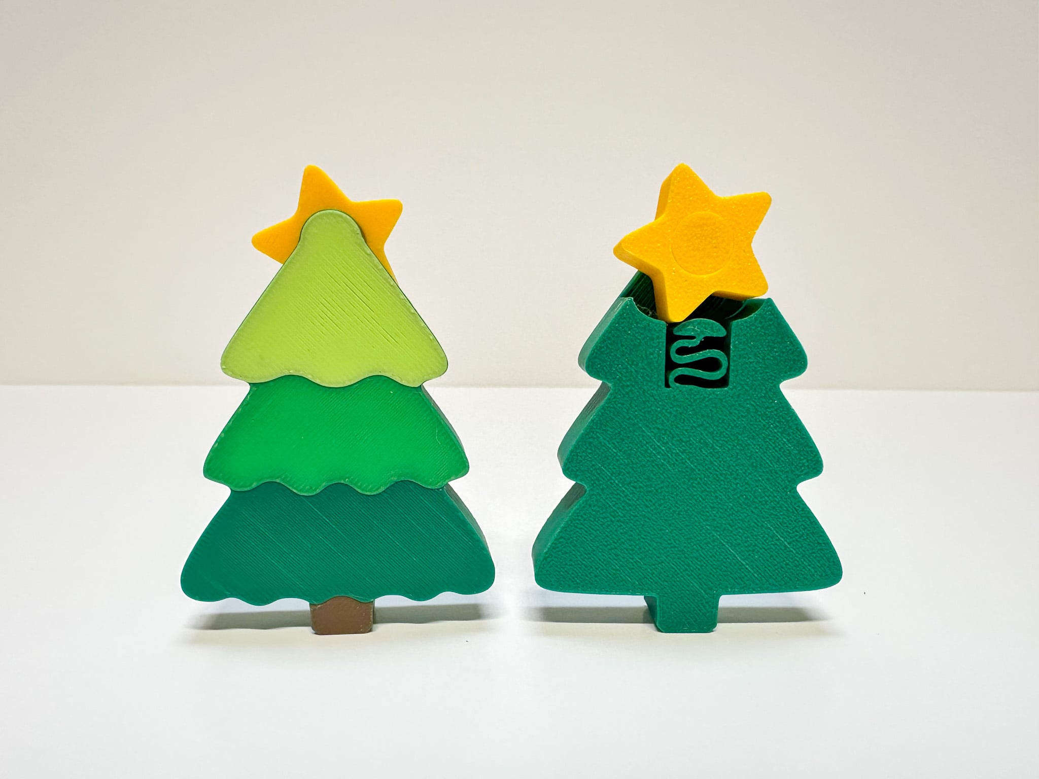 Clicky Christmas Tree Fidget 3d model