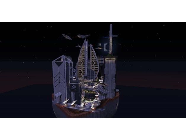 Minecraft Asteroid 3d model