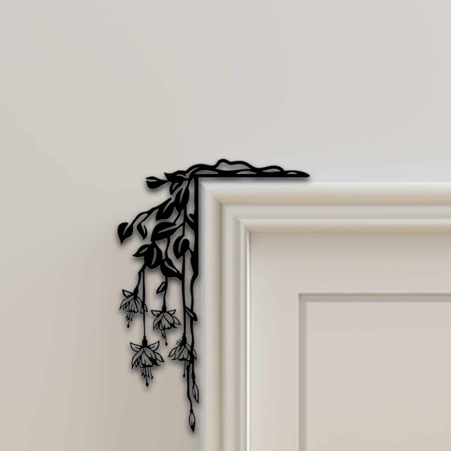 Flower Door Corner Decor 3d model