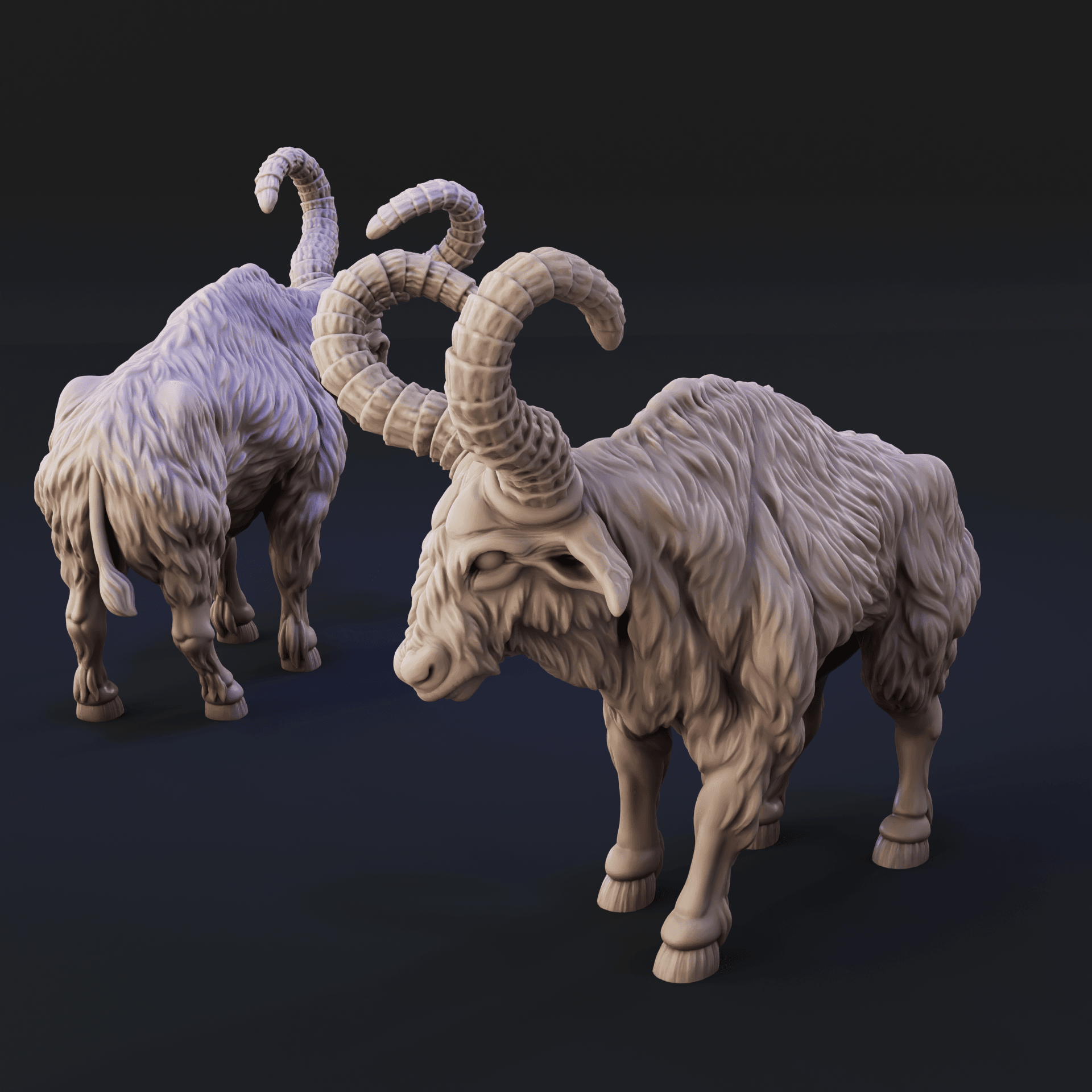 Great Horned Oxen Beast 3d model