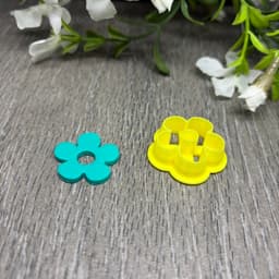 Flower shaped clay cutter 3d model
