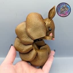 flexi armadillo 3d model