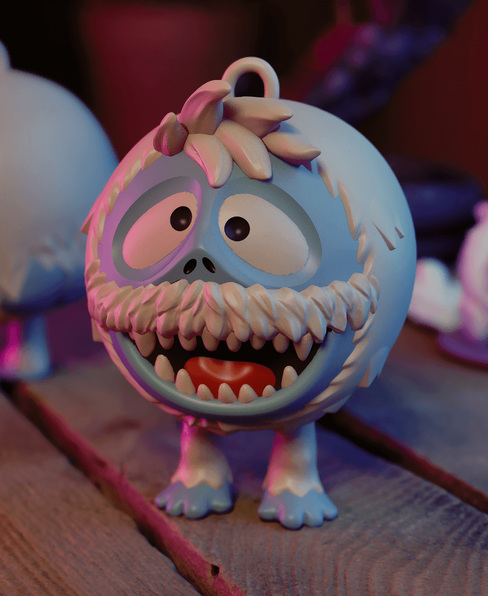 Abominable Snowman - Ornament 3d model