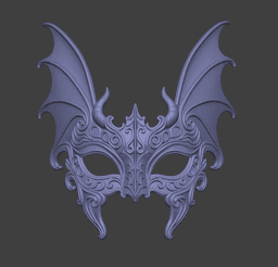 Elegant Carnival Imp Mask 3d model