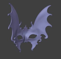 Elegant Carnival Imp Mask 3d model