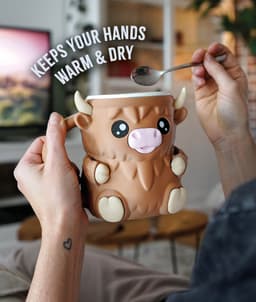 Ferdinand, the Highland Cow Ice Pint Holder 3d model