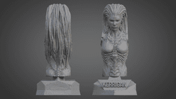 KERRIGAN ULTRA-DETAILED SUPPORT-FREE BUST 3D MODEL 3d model