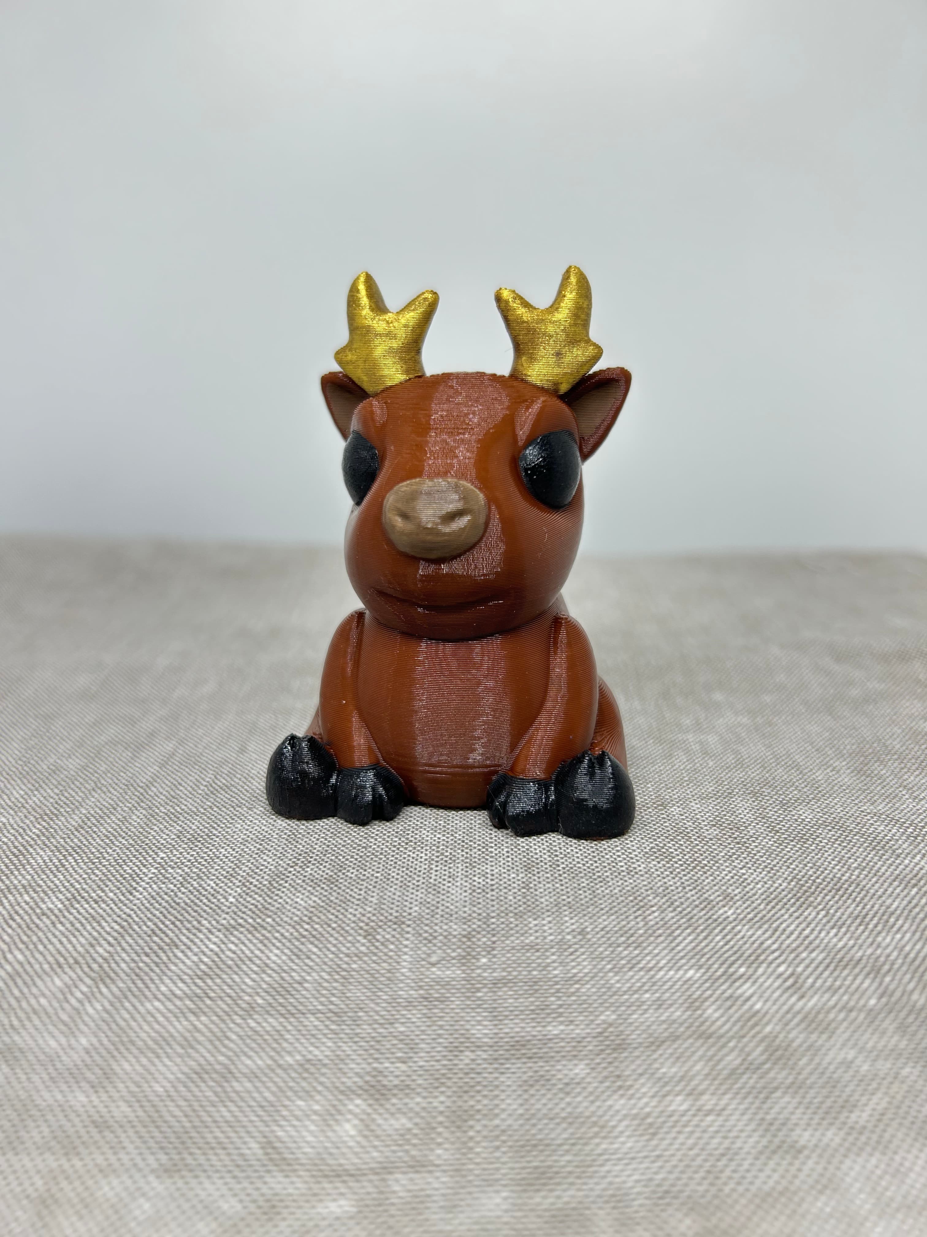 Sitting Reindeer 3d model