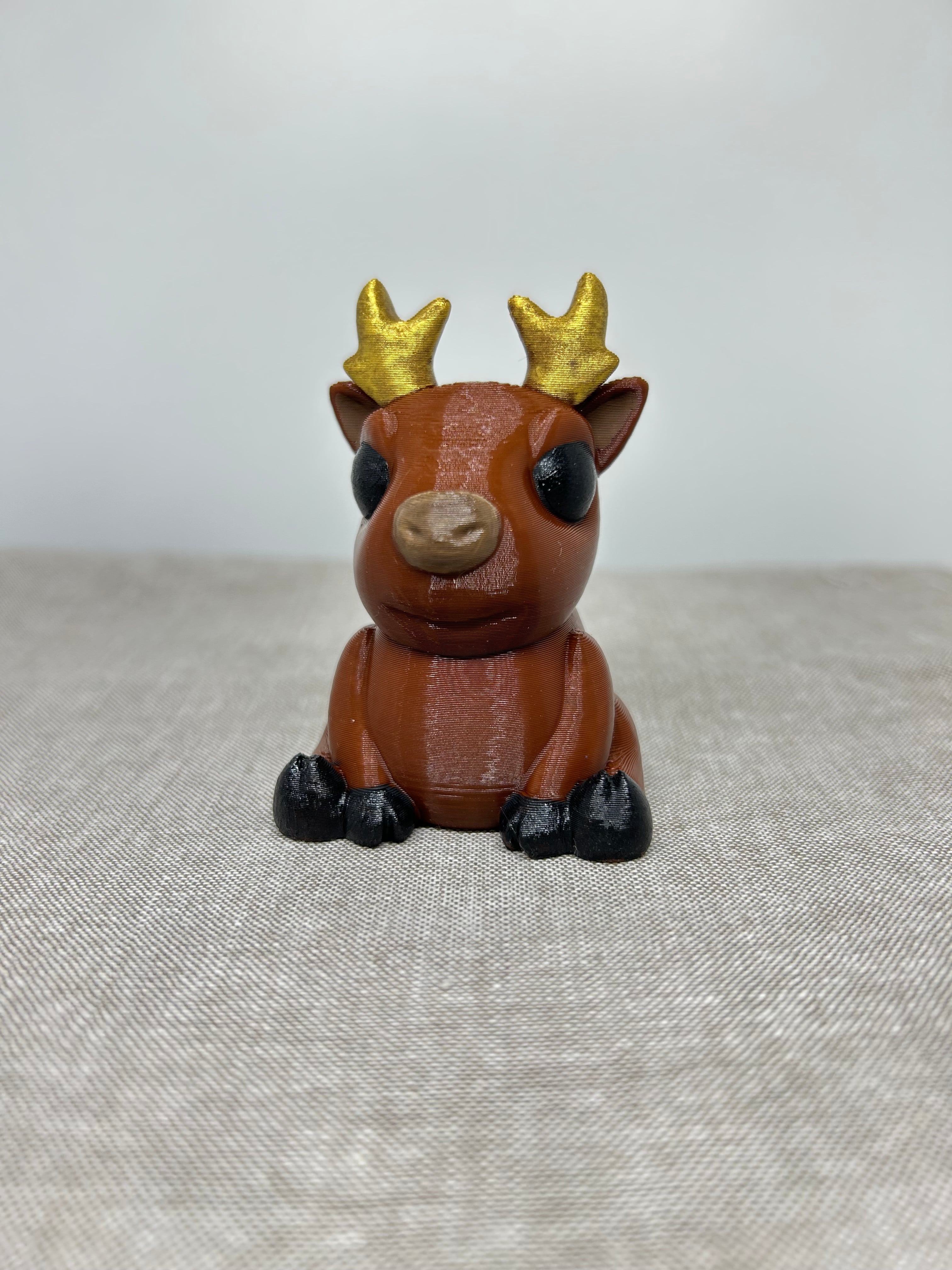 Sitting Reindeer 3d model