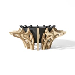 The Vardi Catch-all Bowl or Desk Organizer No Supports | Modern Office and Home Decor 3d model