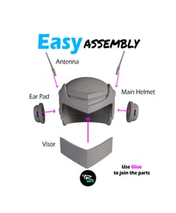 Great Saiyaman Helmet 3d model