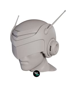 Great Saiyaman Helmet 3d model
