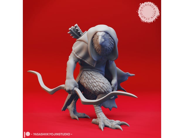 Kenku Rogue - Tabletop Miniature 3d model